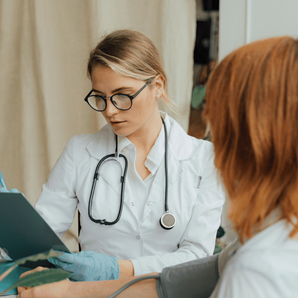Doctor and Patient during a consultation