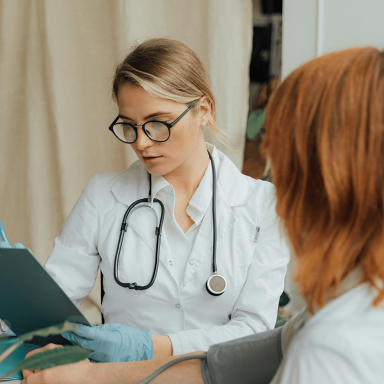 Doctor and Patient during a consultation